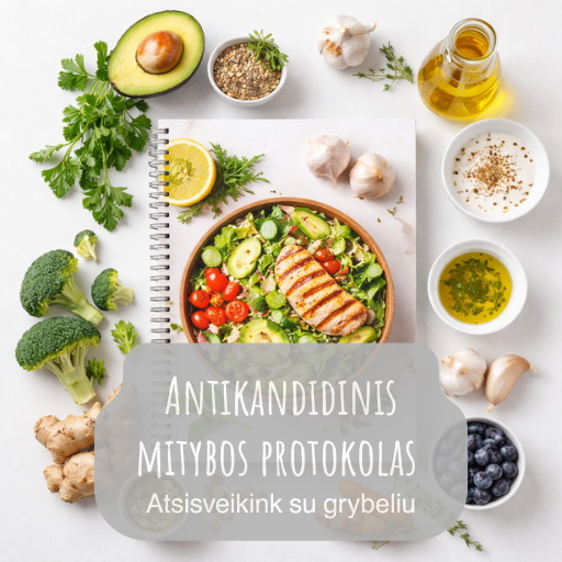 Antikandidinė mityba – subalansuotas patiekalas žarnyno balansui ir Candida kontrolei