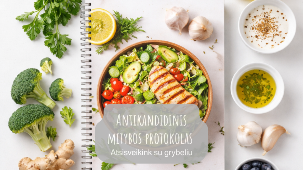 Antikandidinė mityba – subalansuotas patiekalas žarnyno balansui ir Candida kontrolei